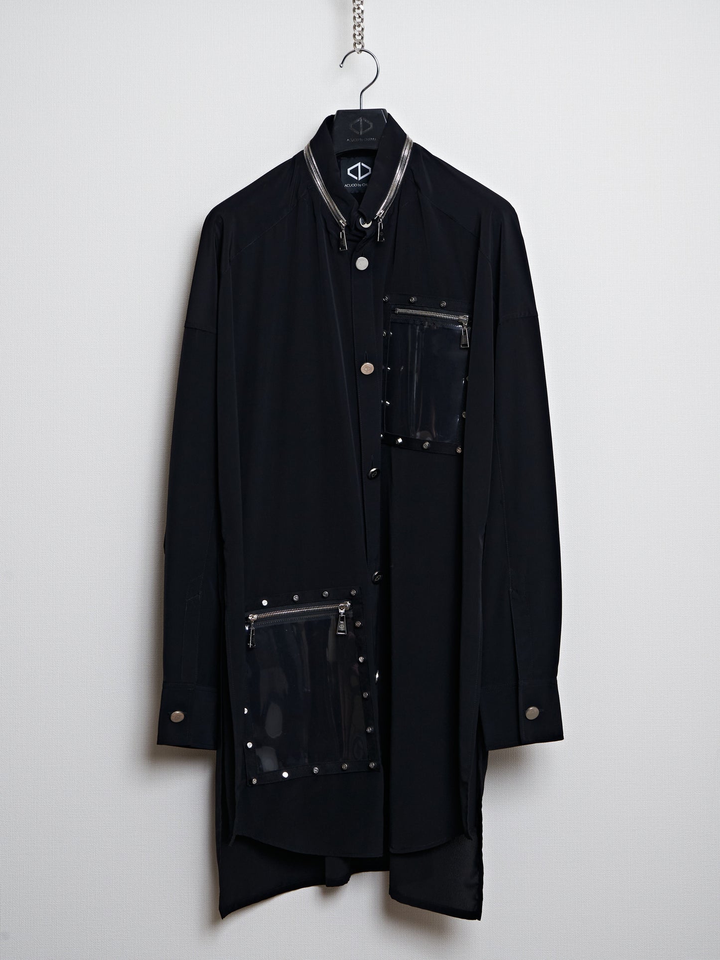 Frame Button Shirts / BLACK［#1912］