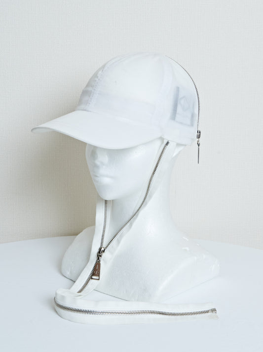 【SAMPLE】Zip Strap Cap / WHITE