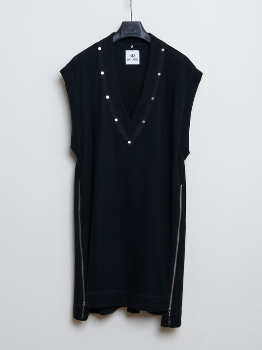 【受注商品】Wizard Knit Vest / BLACK［#2412］