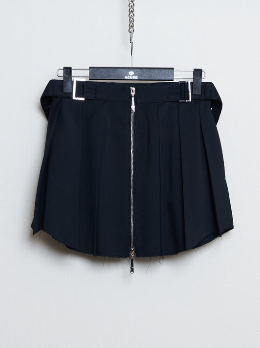 【受注商品】Mini Pleated Skirt / BLACK［#2412］