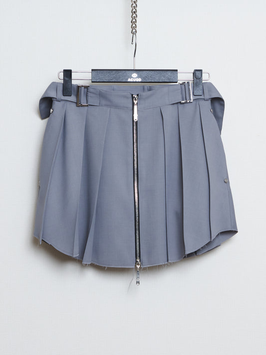 【受注商品】Mini Pleated Skirt / GRAY［#2412］