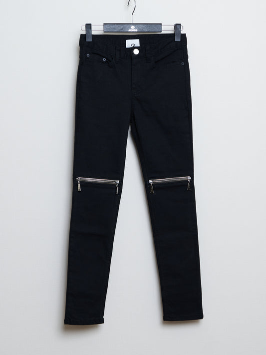 【受注商品】Knee Zip Pants(L) / BLACK［#2412］