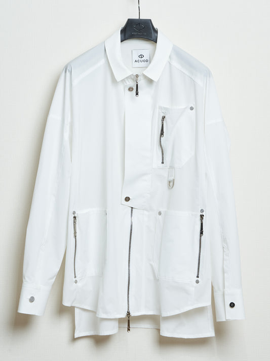 Tactical Cuffs Shirts / White［#2411］