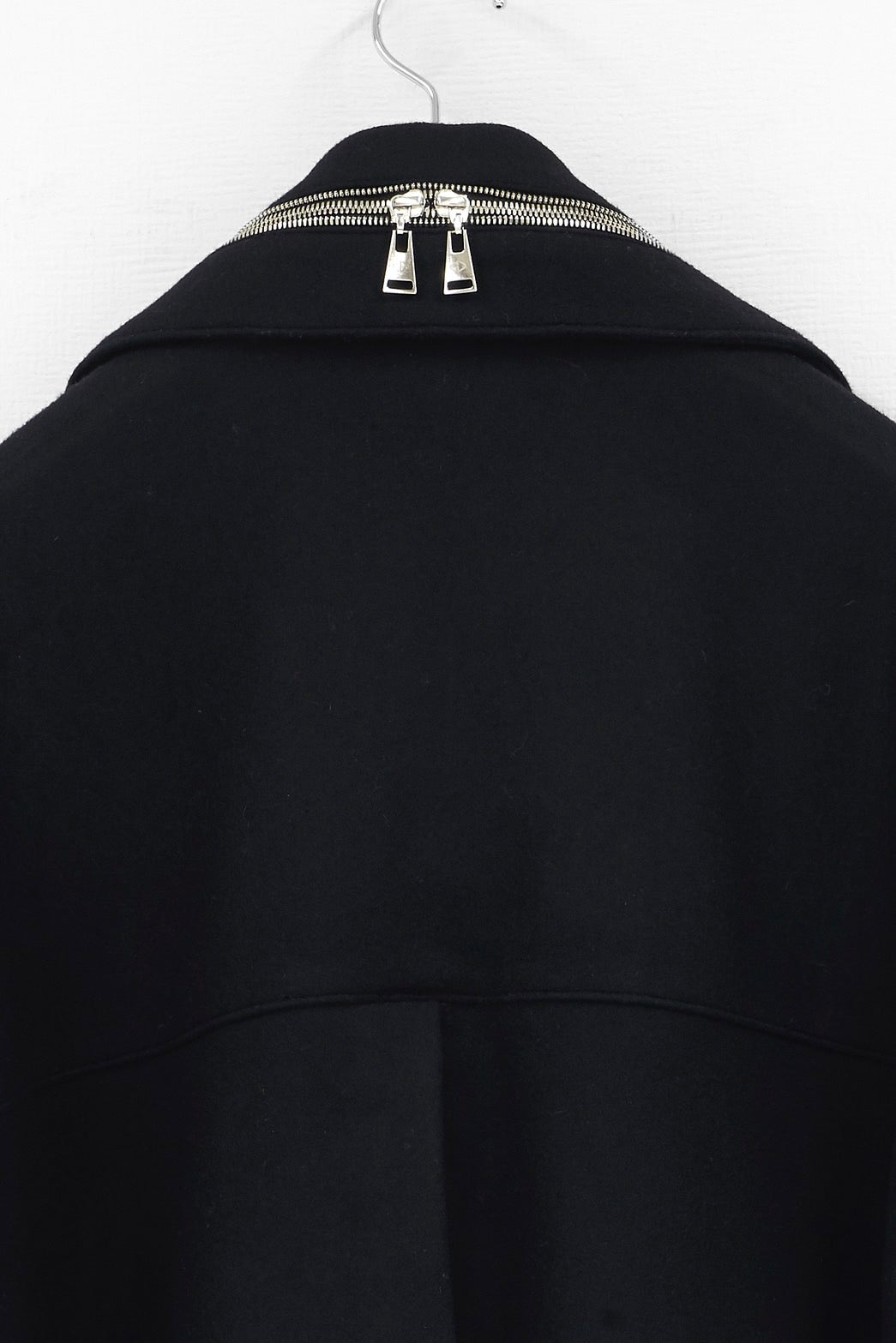 Light Zip Pea Coat / BLACK［#2012］