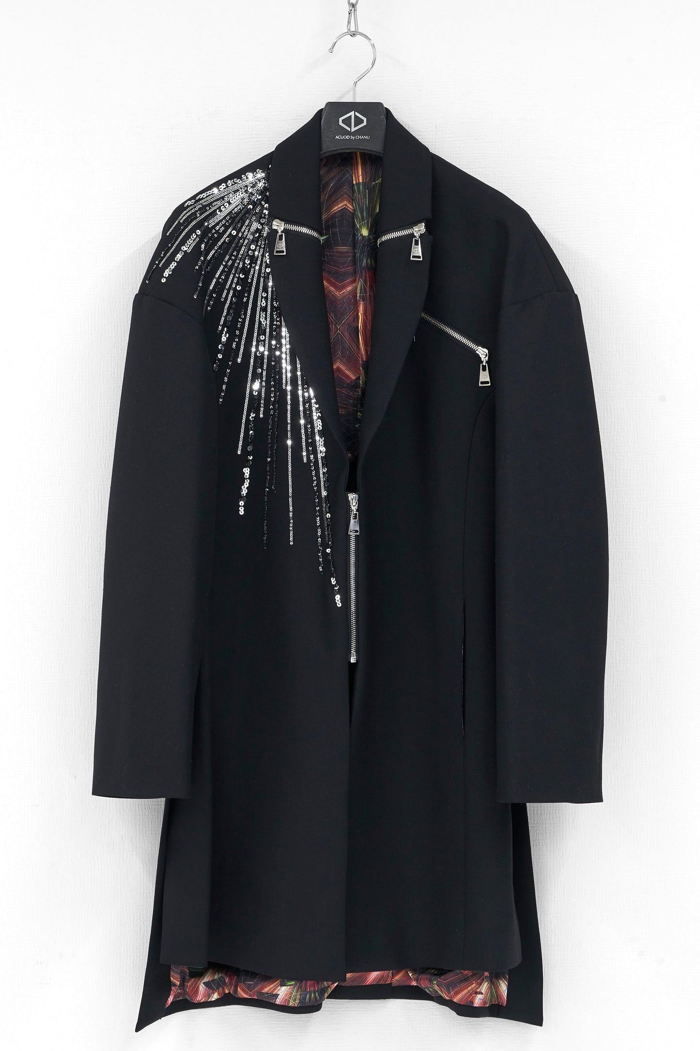 Light Zip Collar Coat / BLACK［#2012］