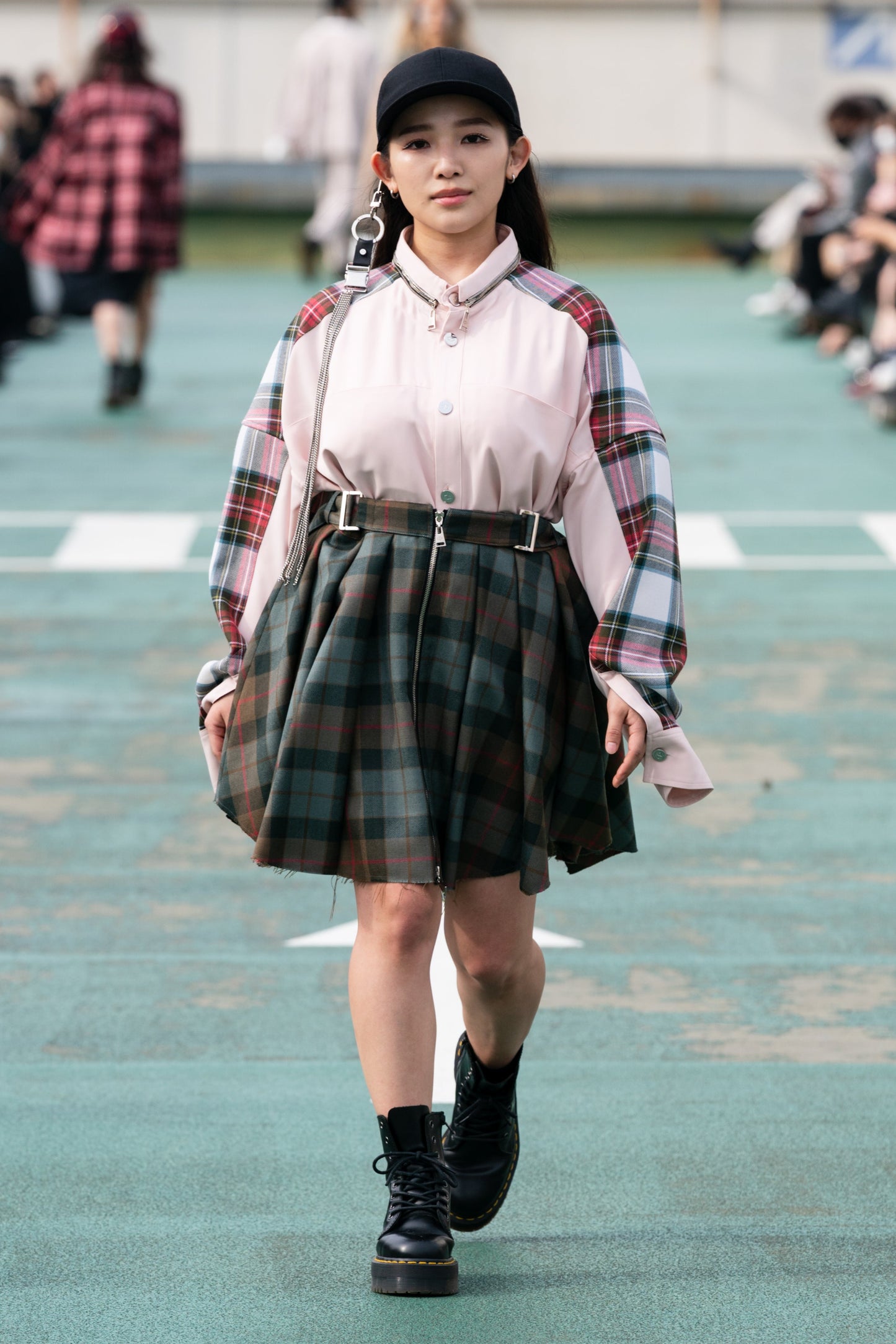 【SAMPLE】Tartan Pleat Skirt / GW